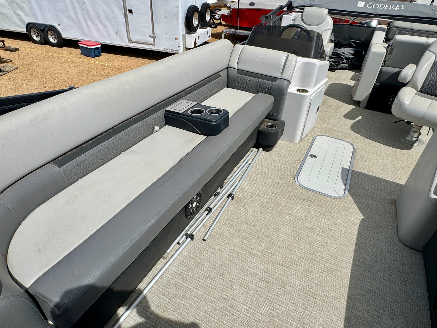 2021 Godfrey Sweetwater TriToon 2486 DT - 300HP - 60hrs
