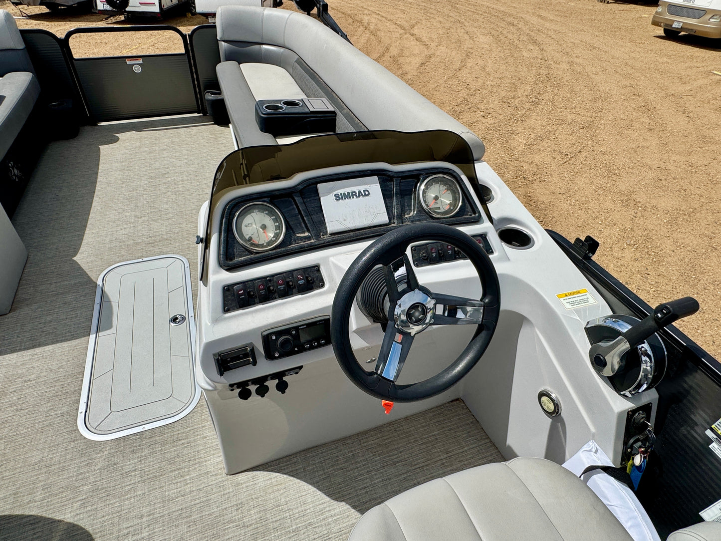 2021 Godfrey Sweetwater TriToon 2486 DT - 300HP - 60hrs