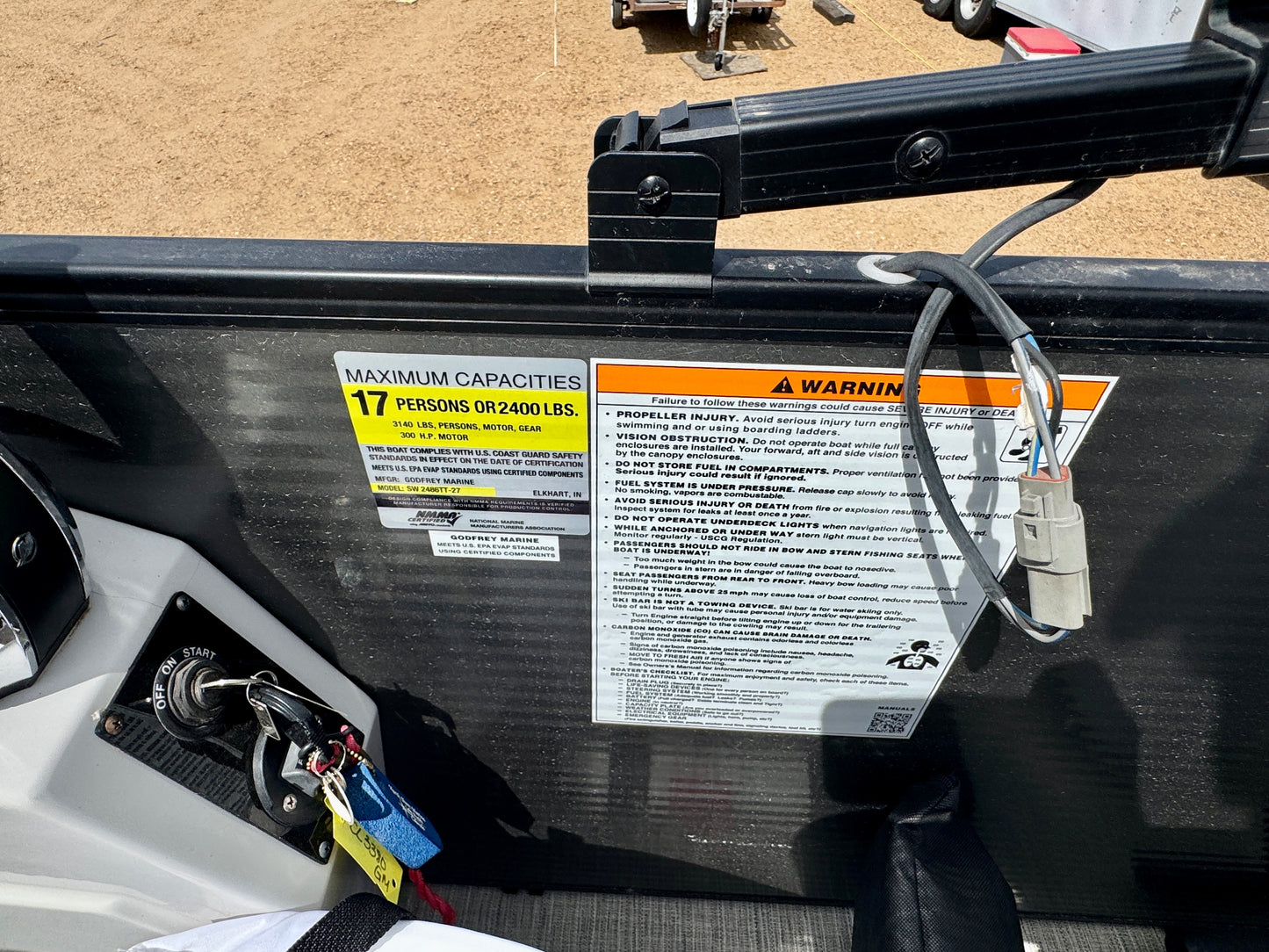 2021 Godfrey Sweetwater TriToon 2486 DT - 300HP - 60hrs