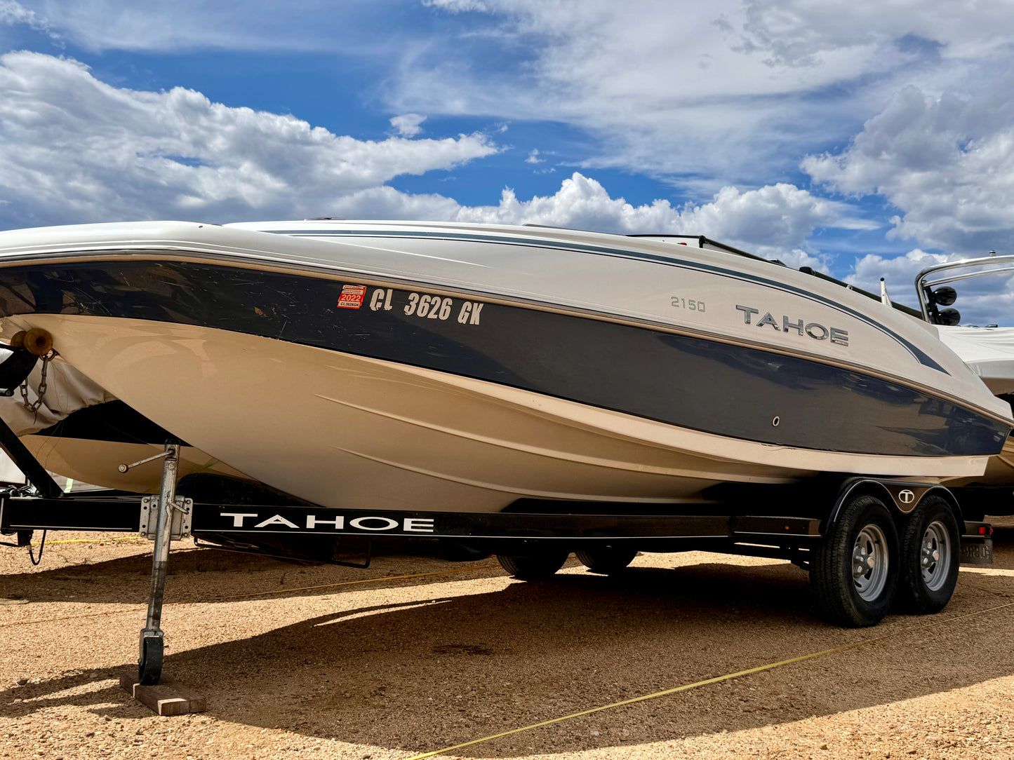 2016 Tahoe 2150 Deck Boat w/ 150HP Mercury Outboard
