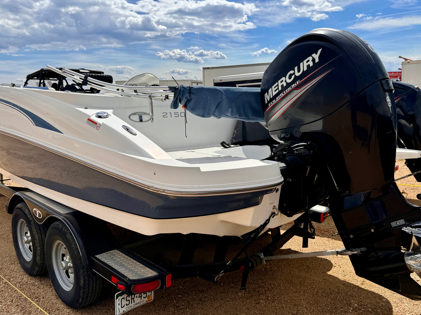 2016 Tahoe 2150 Deck Boat w/ 150HP Mercury Outboard