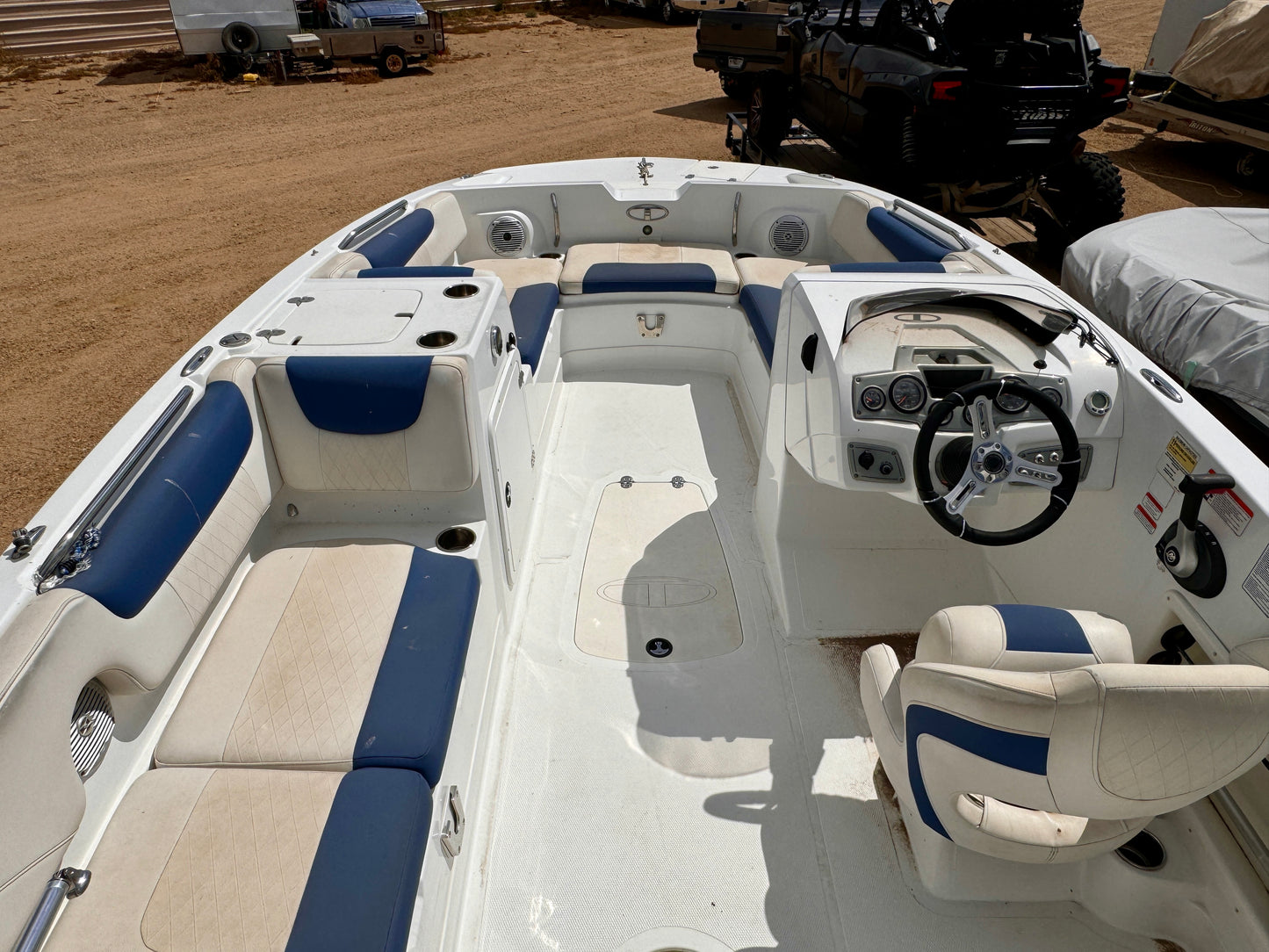 2016 Tahoe 2150 Deck Boat w/ 150HP Mercury Outboard